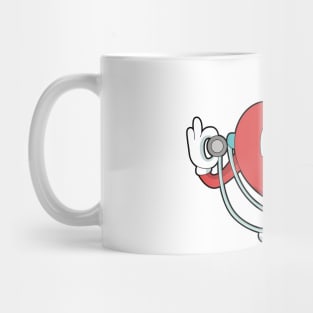 Nurse Heart Stethoscope Mug